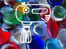 Glasnuggets-Mischer für die Größe 28-30 mm. Mischungen selbst erstellen