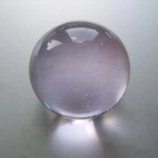Glaskugel 35 mm lila.II. Wahl, handgefertigt