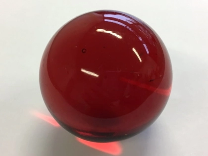 Glaskugel 40 mm rot-orange